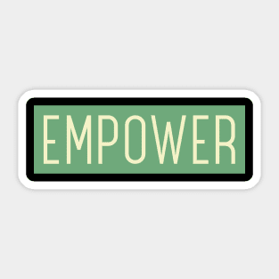 empower Sticker